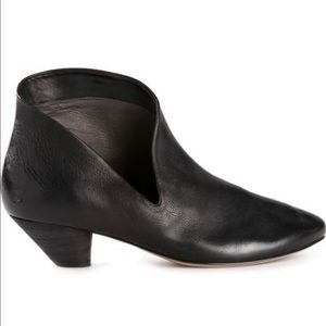 Marsèll Women’s Black Leather Pointed Bootie Size FR38/ US8